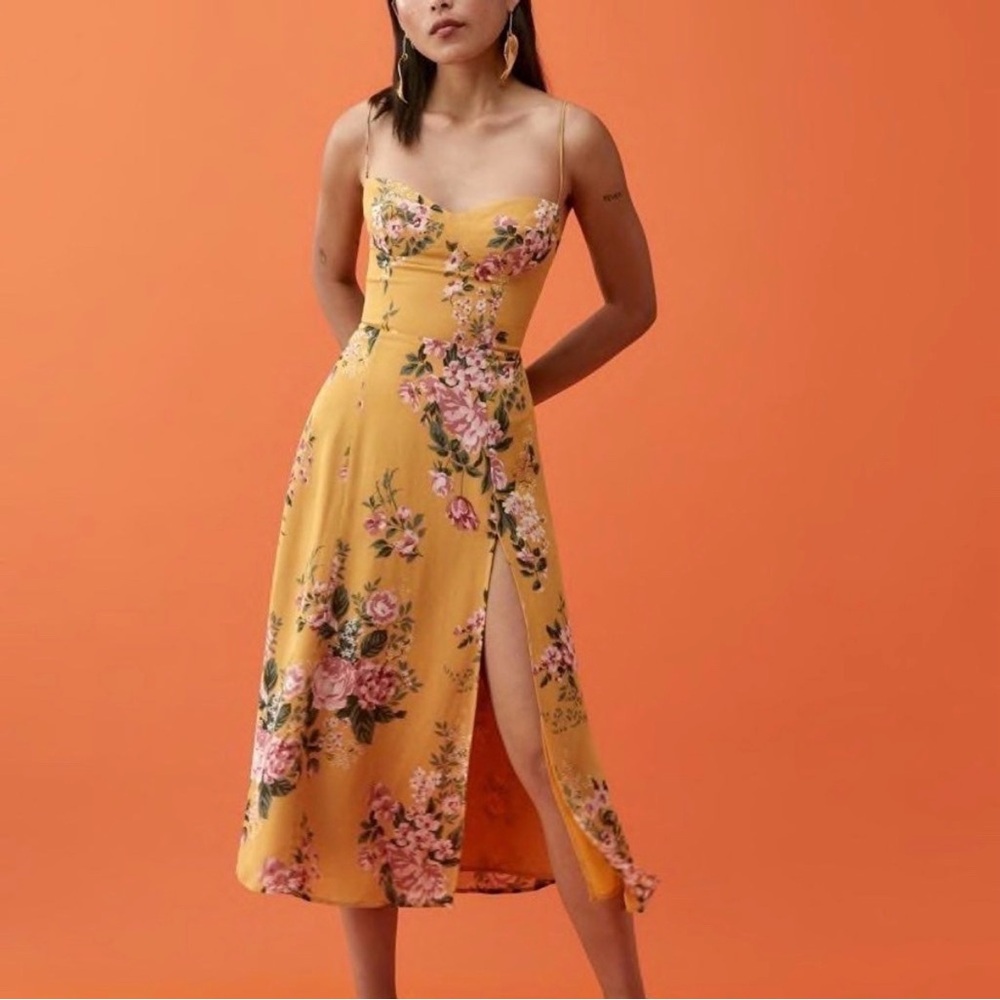 Reformation Juliette Dress In Anjelica Size 4 - Picture 11 of 11